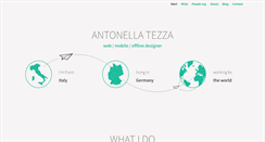 Desktop Screenshot of antonellatezza.com