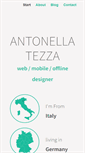 Mobile Screenshot of antonellatezza.com